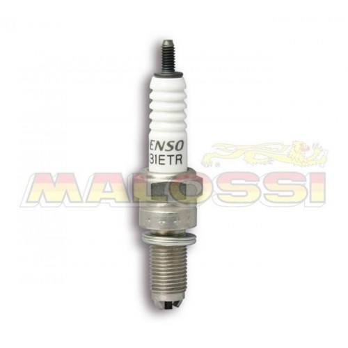 Bougie Denso Iridium IW31 Malossi MHR racing pour scooter 50cc et compétition