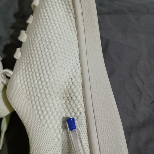 Adidas Stan Smith PK Primeknit White Solar Yellow Womens Size 9 US - Picture 6 of 12