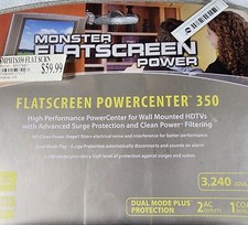 PowerCenter Monster Home Theater for FlatScreen Clean Power Surge Protection