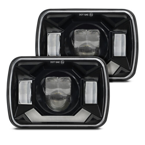 5x7" 7x6" For Toyota Pickup 1982-1995 Truck 4Runner LED Headlight Hi-Lo Beam DRL - Bild 2 von 14