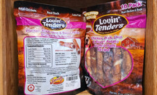 2 Pack Lovin Tenders 8 in Chicken Rawhide Rolls, Dog Treats 6oz Exp: 1/25