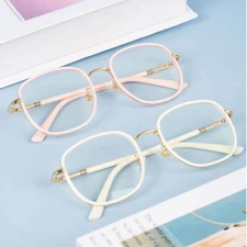 Oversized Reading Glasses for Women Ladies Square Blue Light Blocking Readers