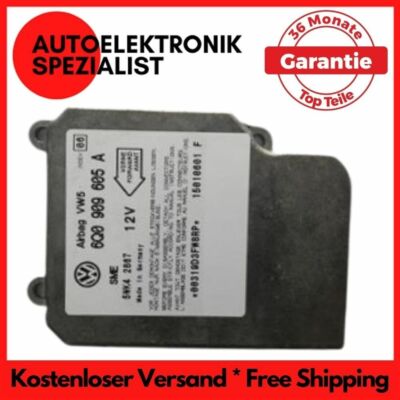 Airbag Steuergeräte 6Q0909605A  VW SEAT  PLUG & PLAY Generalüberholt