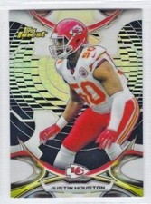 Justin Houston 2015 Topps Finest Hot Box BLACK REFRACTOR #26 Chiefs
