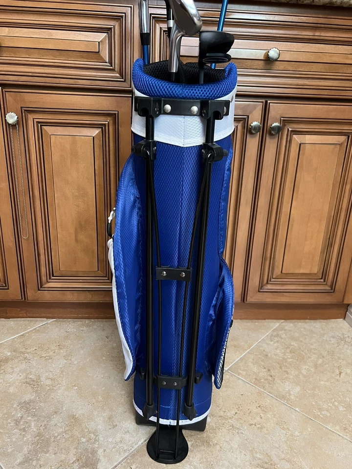 Power Built Lil Slugger Kids Junior 5 Pc Golf Club Set Youth RH w/ Stand Bag - Image 4 of 4