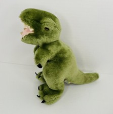 VTG Dakin T-Rex Tyrannosaurus Dinosaur Plush Stuffed Animal 1988 Open Mouth Toy