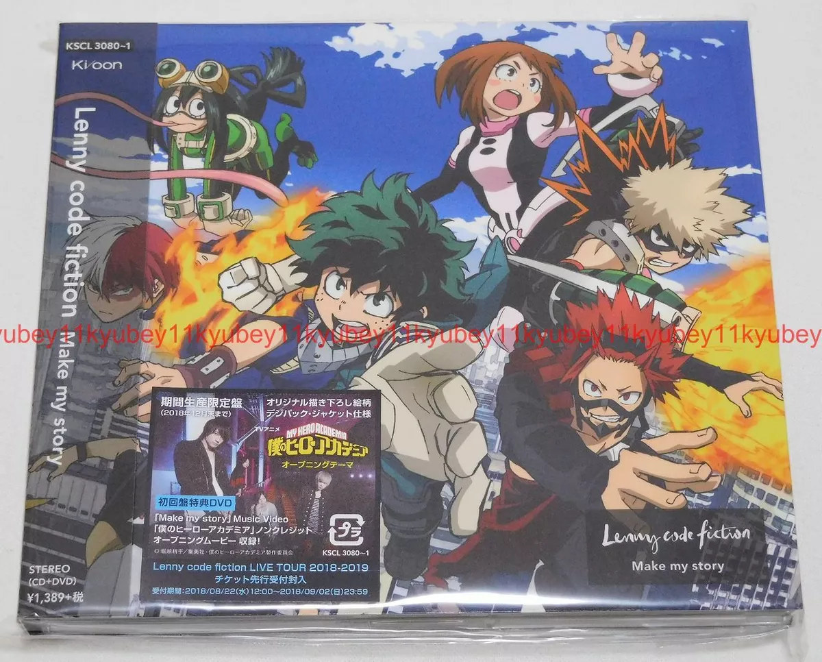 Make my story Lenny code fiction Limited Edition My Hero Academia CD DVD  Japan