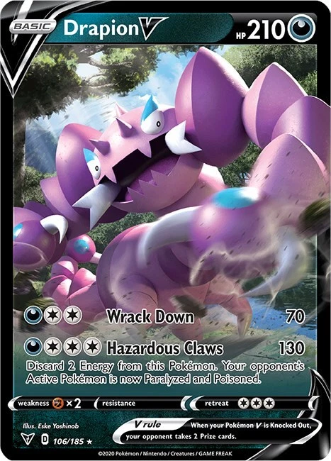 Drapion V Pokémon TCG Cards for sale | eBay