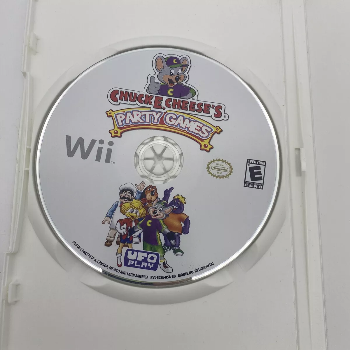 Chuck e cheese wii game sales