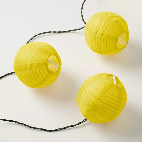 SOLVINDEN LED Lichterkette mit 12 Lichtern Außen-/Batteriebetrieben gelb, 3,6m KETTE - Bild 4 von 5