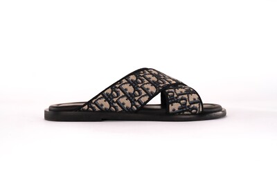 Dior Alias SandalBeige and Black Dior Oblique Jacquard | eBay UK