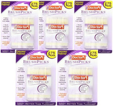 The Doctor's BrushPicks Interdental Toothpicks 275 Count Pack of 5 