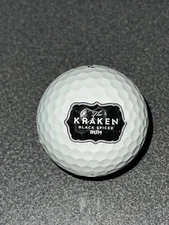 The Kraken Black Spiced Rum Logo Golf Ball A-11-8 Collectible Ball