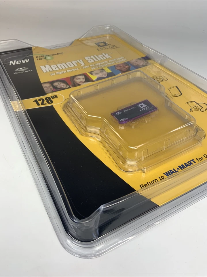 Lexar Media 128 MB Memory Stick (MS128-267) Factory Sealed - Image 4 of 4
