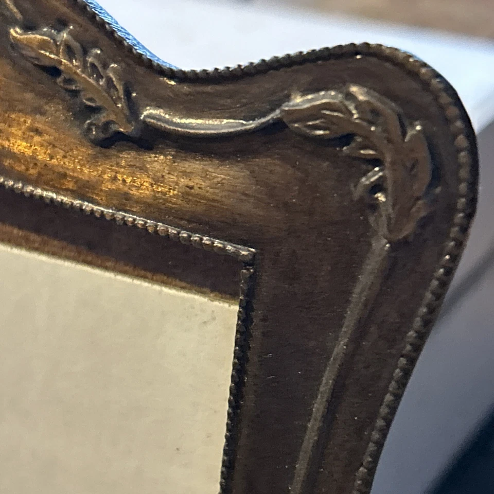 Antigo. QUADRO DE BRONZE ESTILO ART DECO 5x7 para rolagem de folha de foto 4x6 1,7pds! - Imagem 4 de 4