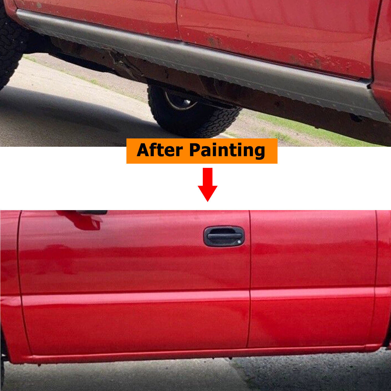 Pair Slip On Rocker Panels Fit For 99-07 Chevy Silverado GMC Sierra ...