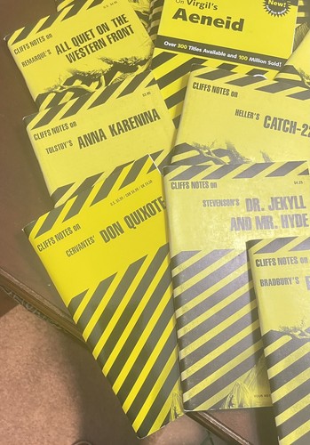 Cliffs Notes Books. Choice Of One Or More
