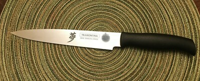 TRAMONTINA Brazil Carving / Chef Kitchen Knife 8'' plastic handle
