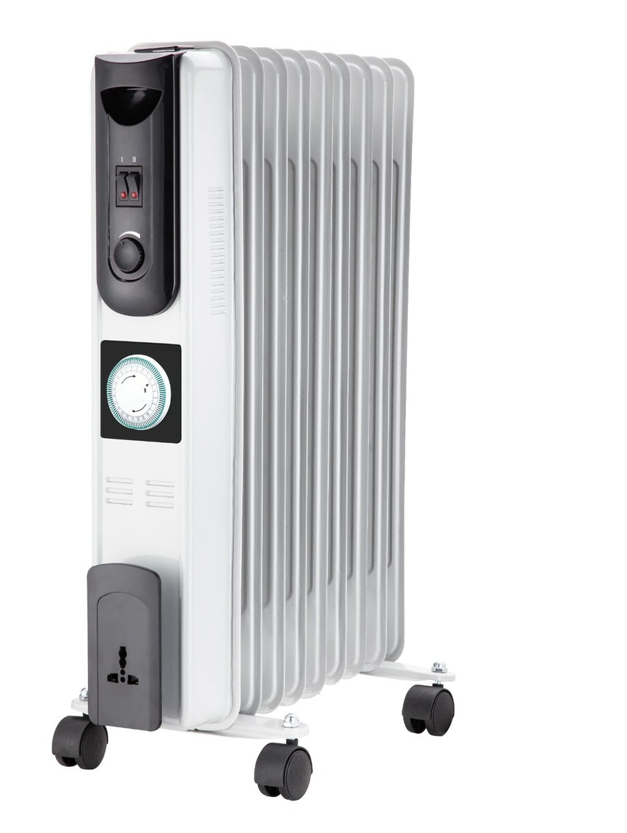 Portable Fin 2000w Electric OIL FILLED RADIATOR Heater With