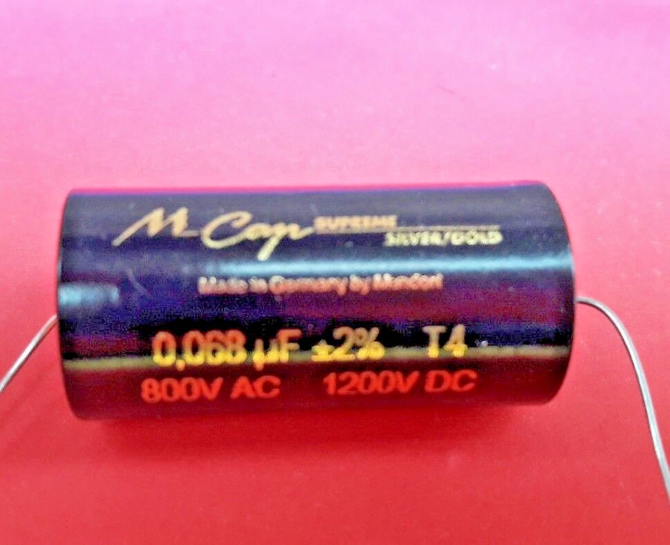 MUNDORF MCAP SUPREME CLASSIC SILVER GOLD 0,068 μf 1200 V OGGETTO SPECIALE