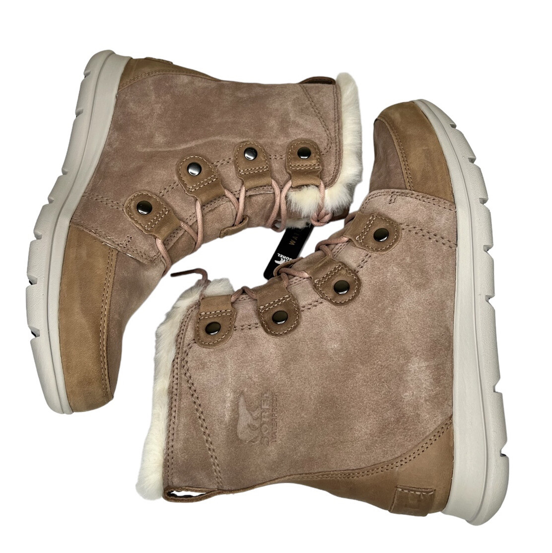 SOREL Explorer Joan Ash Brown Winter Boots Women’s Size 10 image 7