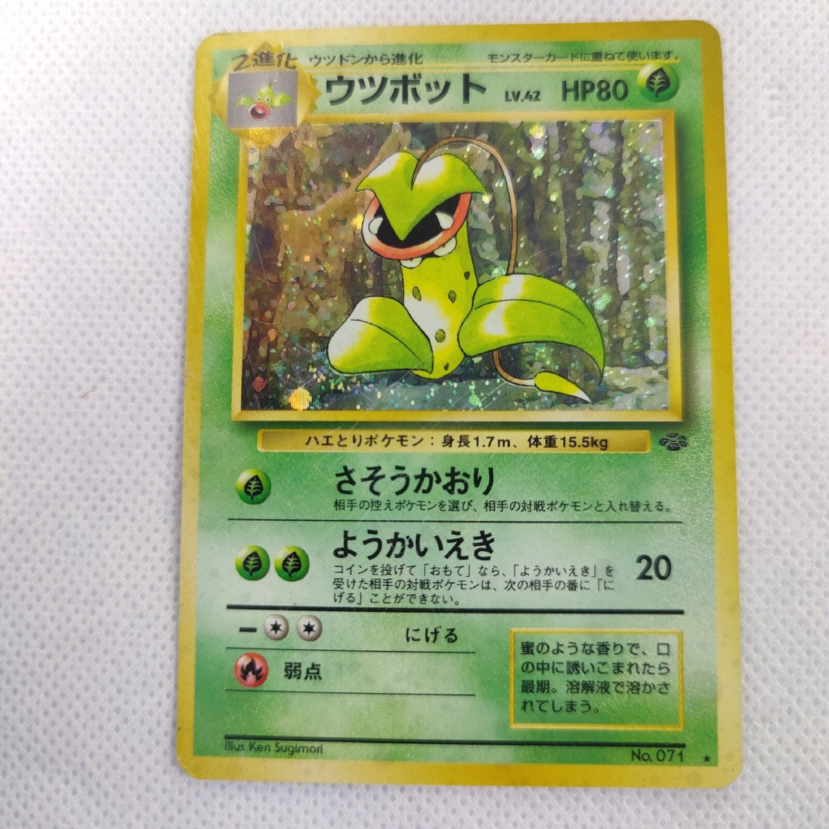 ティム・クルル Jungle Victreebel Holo No.071 Pokemon Card Japanese 1997 #71
