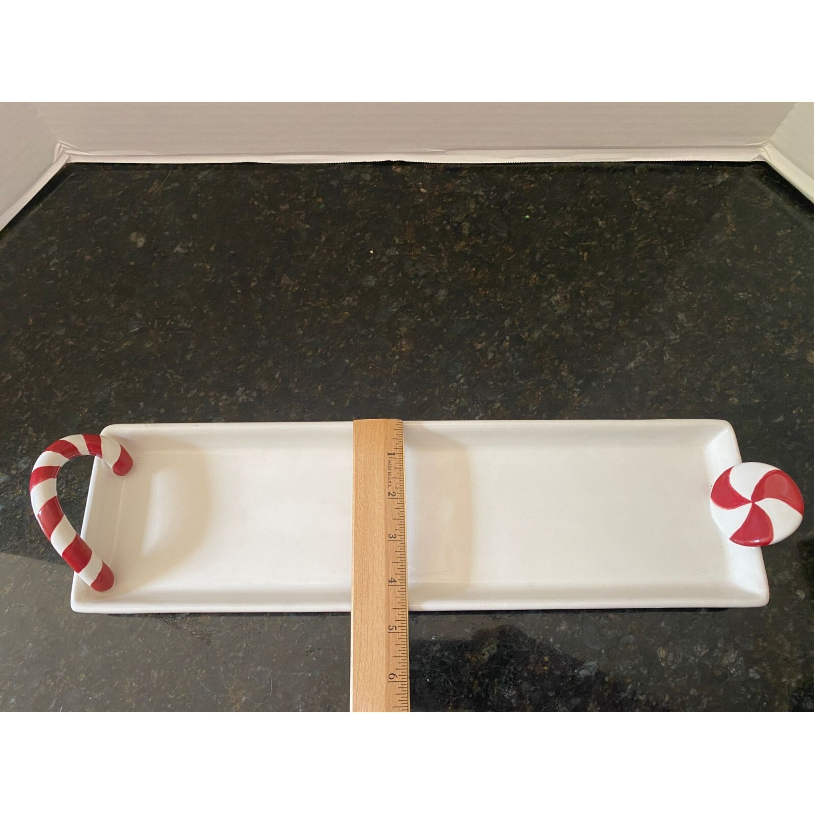 Williams Sonoma Marketplace 16" Christmas Cheese and Cracker Tray
