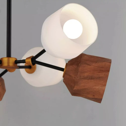 Maxim Akimbo 28276DBZAB Chandelier Light Fixture - Dark Bronze, Antique Brass - Picture 6 of 7