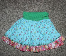 Matilda Jane It's A Wonderful Parade Ice Cream Social Circle Skirt-Size 6- EUC