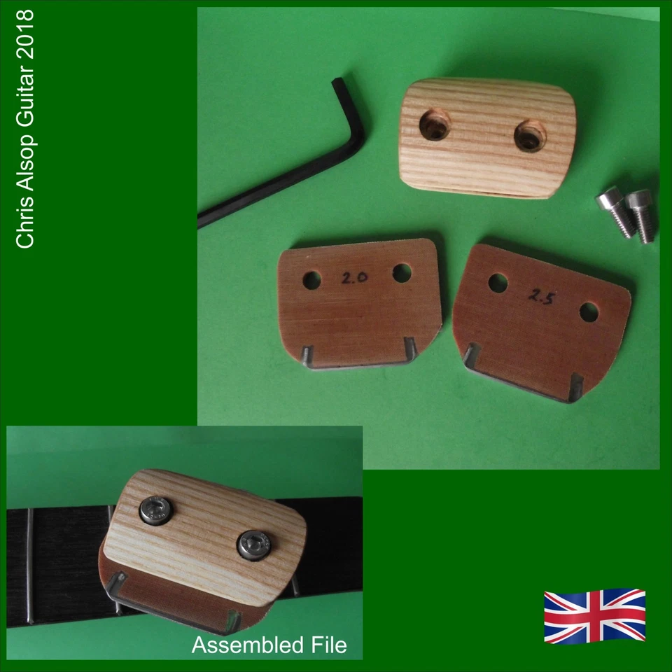 Fret Crowning File System. Changeable DIAMOND Files 2.0mm or 2.5mm or 3.0mm wide - Image 4 of 4