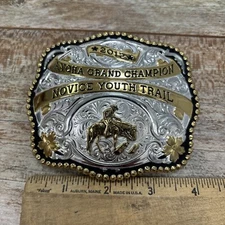 Gist Rodeo Belt Buckle Ayoha Grand Champion 2012 Novice Youth Trail
