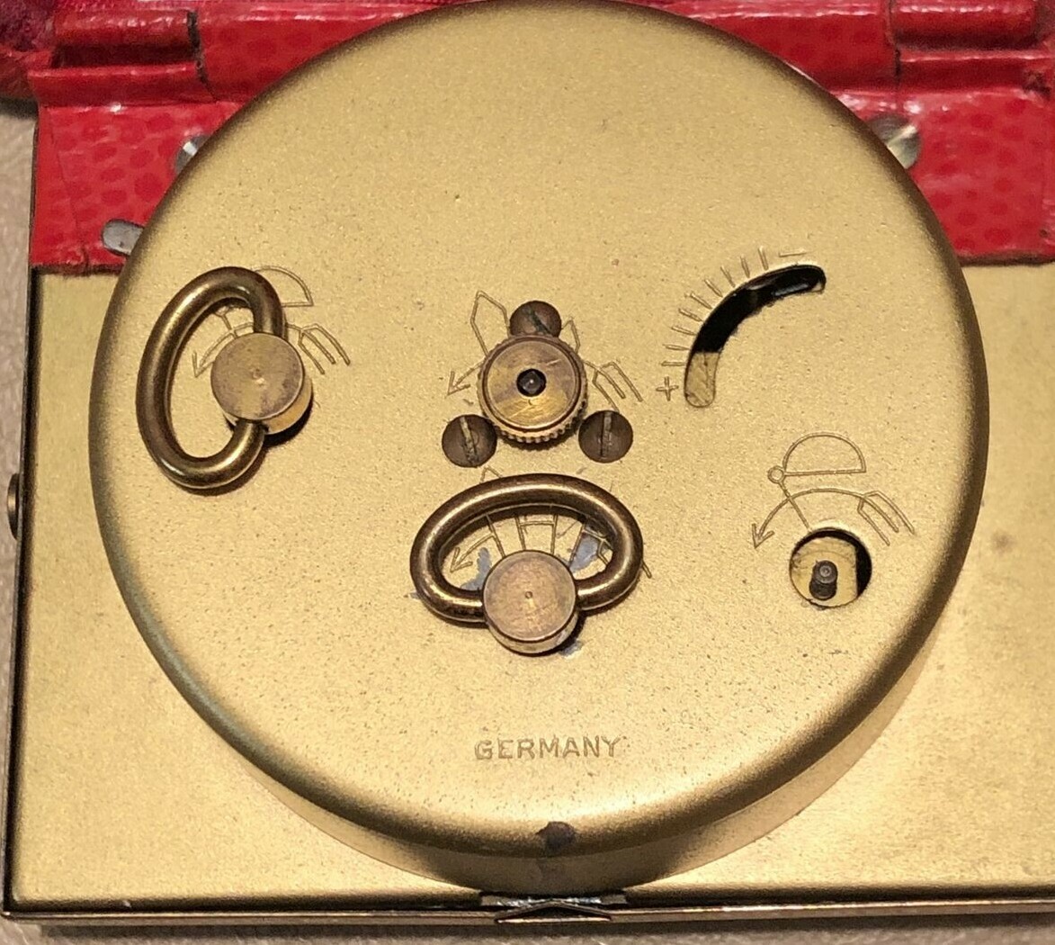 Vintage Time Master Luminous Travel Clock West Germany | eBay