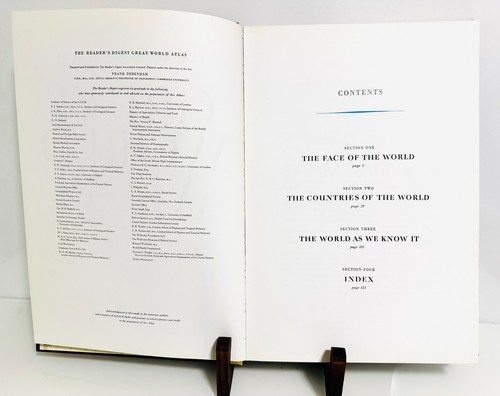 Reader’s Digest Great World Atlas Hardcover – Vintage 1979 - Very Good - Foto 3 di 10