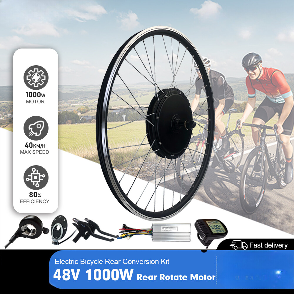 20-29inch 700C E-bike Conversion Kit 48V 1000W Rear Rotate