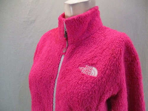 The North Face Size XL (18) Girls Pink Full Zip Stand Collar Hi-Pile Jacket 982 - Picture 4 of 11