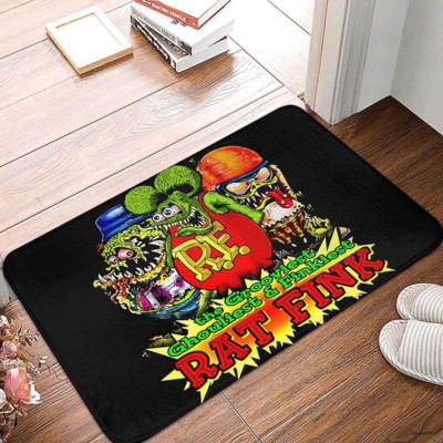 Rat Area Rug Rat Fink Doormat Area Rug Non-Slip Washable Rugs Door Mat Indoor ...