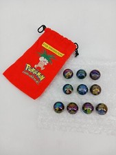 Lot Toy Biz Pokemon Marble Pouch Exeggutor and 10 Holo Marbles 14 53 58 62 97