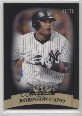 2011 Topps Tier One Black Tier Three 21/50 Robinson Cano #75 q9p