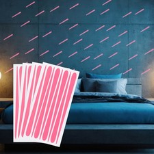 32 Pcs Glow in the Dark Star Stickers, Shooting Star Luminous Decor, Pink