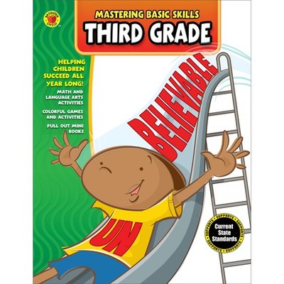 Carson Dellosa Mastering Basic Skills 3rd Grade Workbooks, Language Arts, Re...