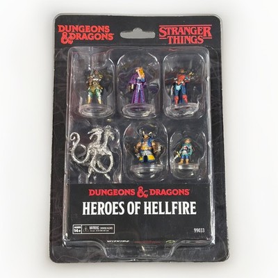 Stranger Things Dungeons & Dragons Heroes of Hellfire 6 Figure Set - New