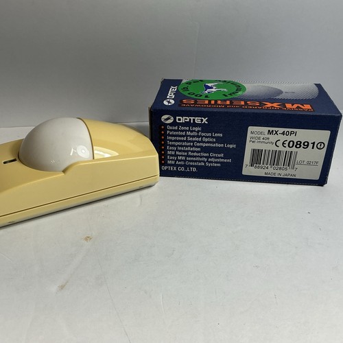 OPTEX MX-40PI Passive Infrared Microwave Wide 100 LB Pet Immunity, USED LOT OF 2