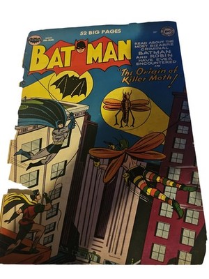 Vrg  Batman 63 1951 First Killer Moth Golden Age DC Comic Complete Detached Copy