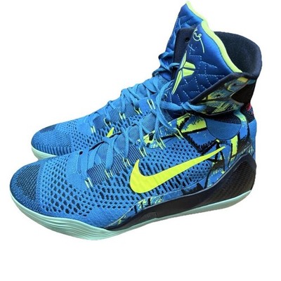 Nike Kobe Bryant 9 Elite Perspective Men Size 11.5 High Shoes Bue  Basketball