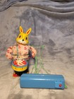 K Japan Merry Rabbit Tin Battery Operated Remote Control Drummer Boy Toy — photo 7