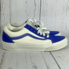 Vans Old Skool Low Cut Shoes Sneakers Blue Beige Size Women  s 7