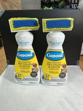  2 pack Carbona Oxy Powered Pet Stain  Odor Remover, Unscented,22 fl oz Bottle