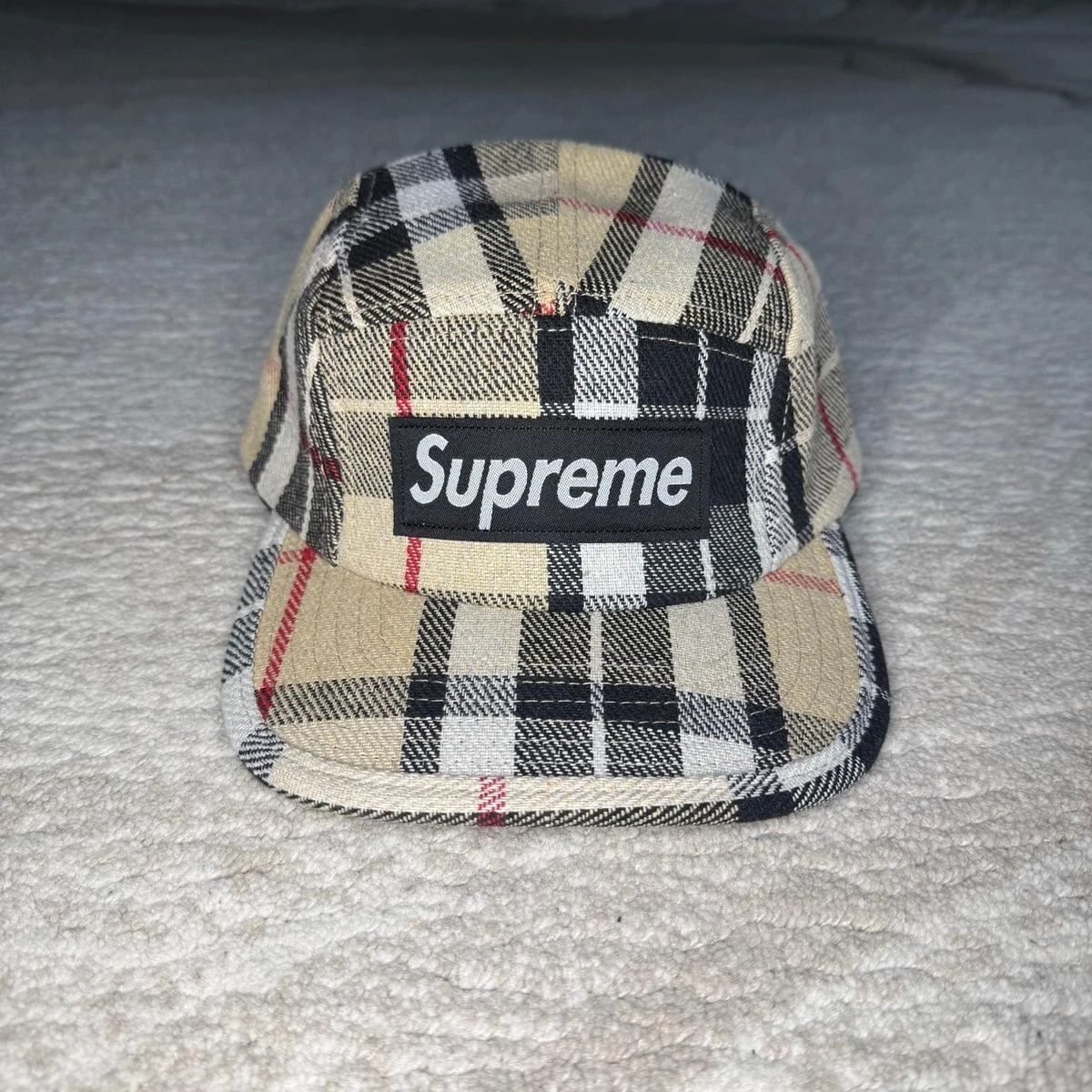 帽子 Supreme Herringbone Plaid Camp Cap 02aw Supreme Herringbone Plaid Camp Cap 02aw Lochcarron® Camp Cap