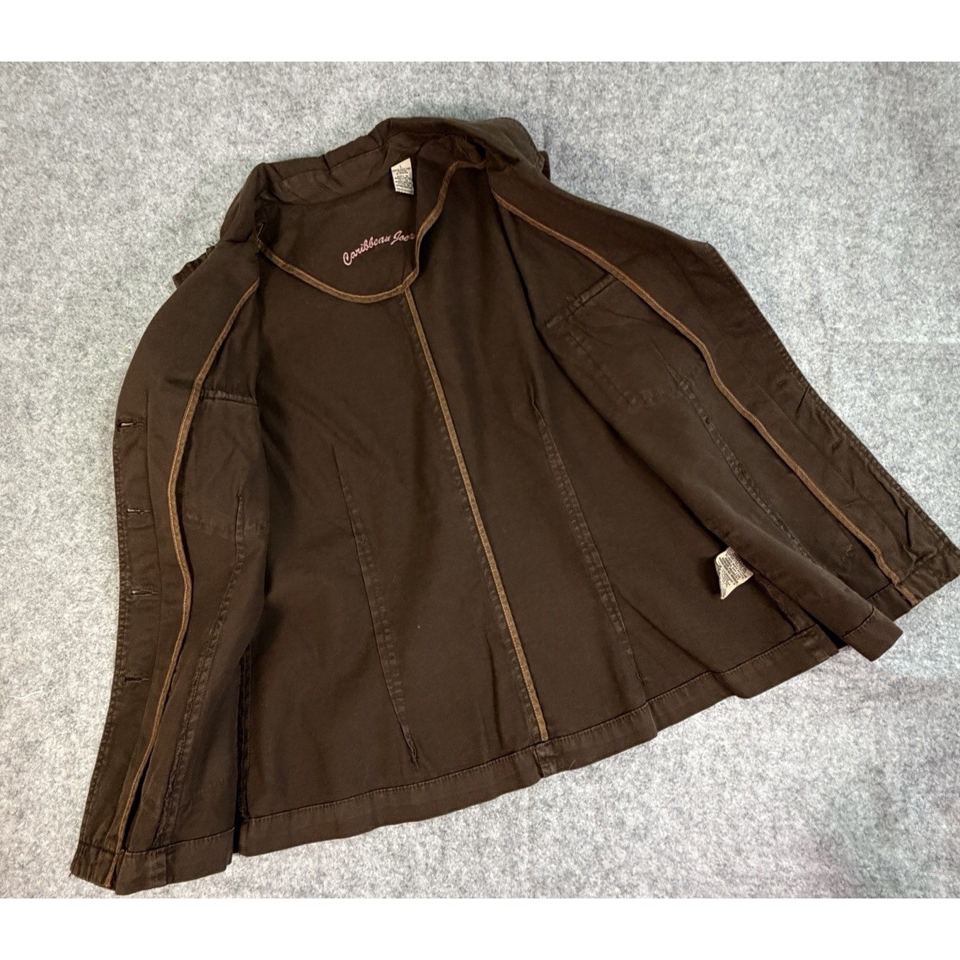 Utility Vest Button Front Collared Sleeveless Cho… - image 3