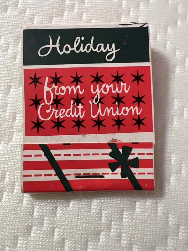 1970 Christmas Themed Holiday Inn Matchbook Cover - Unused Matches Retro